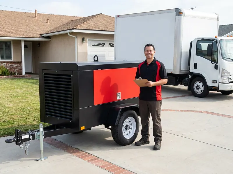 Towable Diesel Air Compressor Rentals in Anaheim, CA